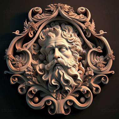 3D model baroque (STL)